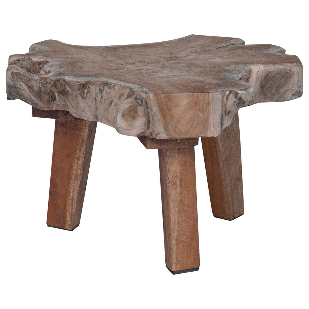 Comodino Marrone 40 x 40 x 25 cm Legno Recuperato Massello