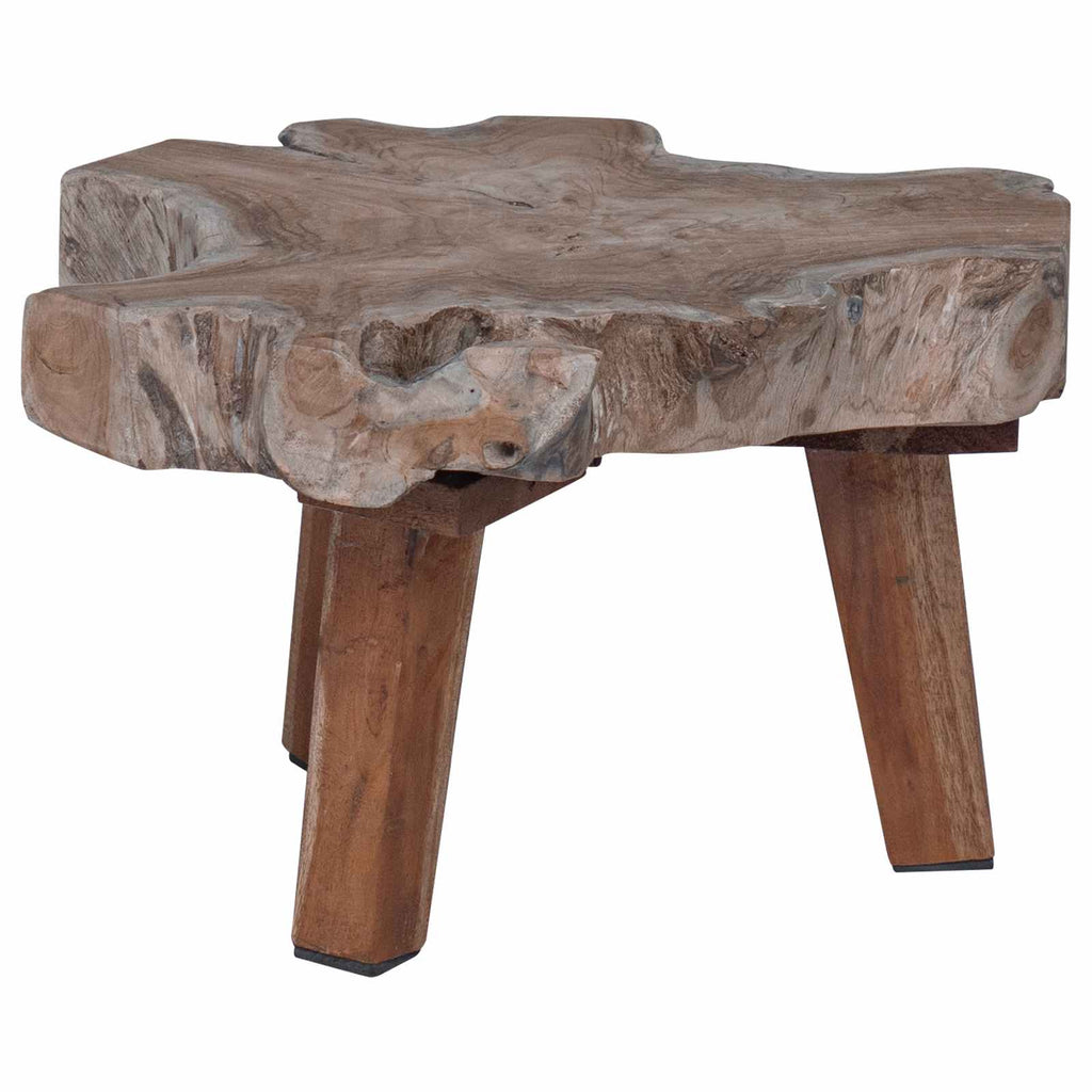 Comodino Marrone 40 x 40 x 25 cm Legno Recuperato Massello