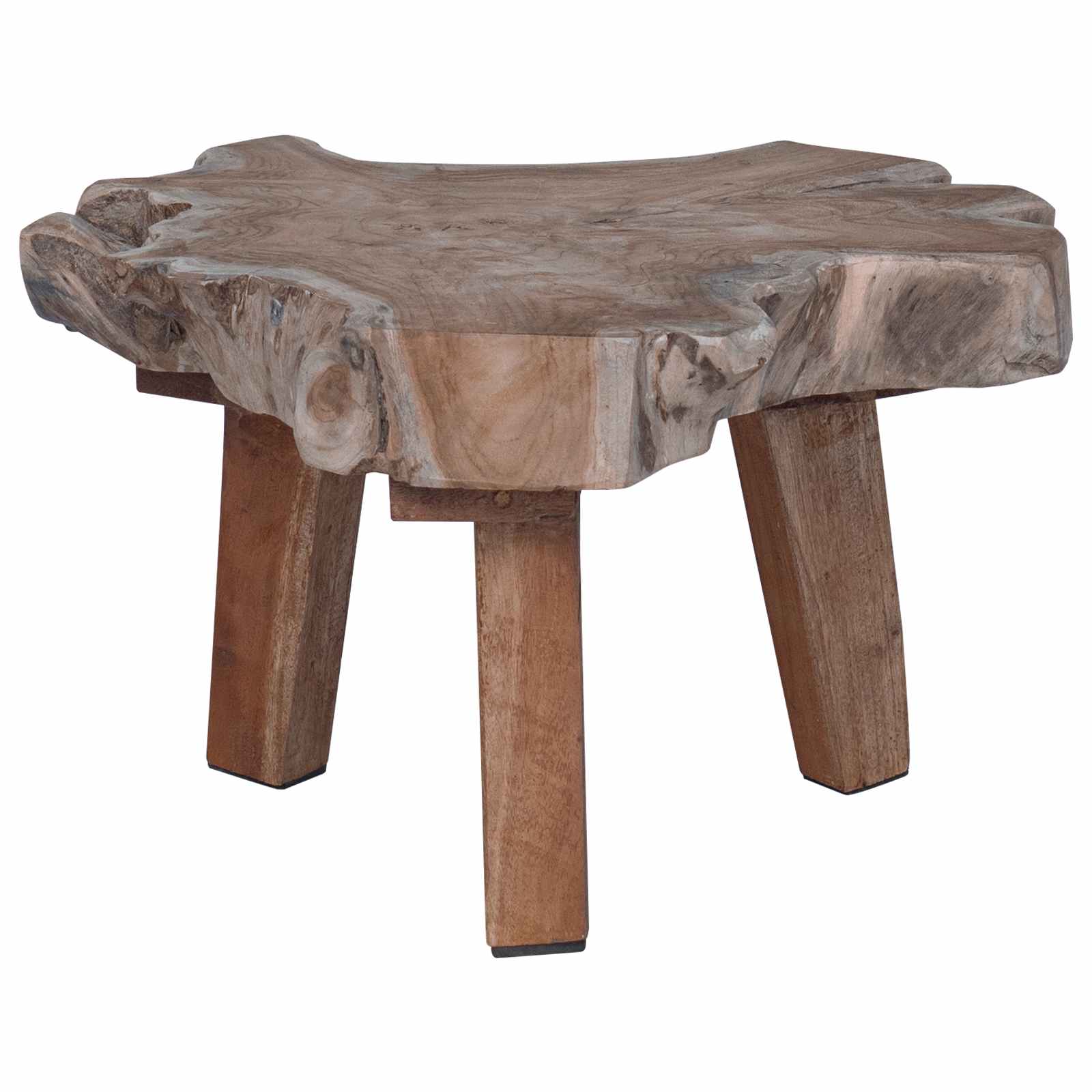 Comodino Marrone 40 x 40 x 25 cm Legno Recuperato Massello