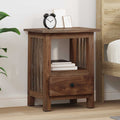 Comodino Marrone 30 x 30 x 47 cm Legno Recuperato Massello