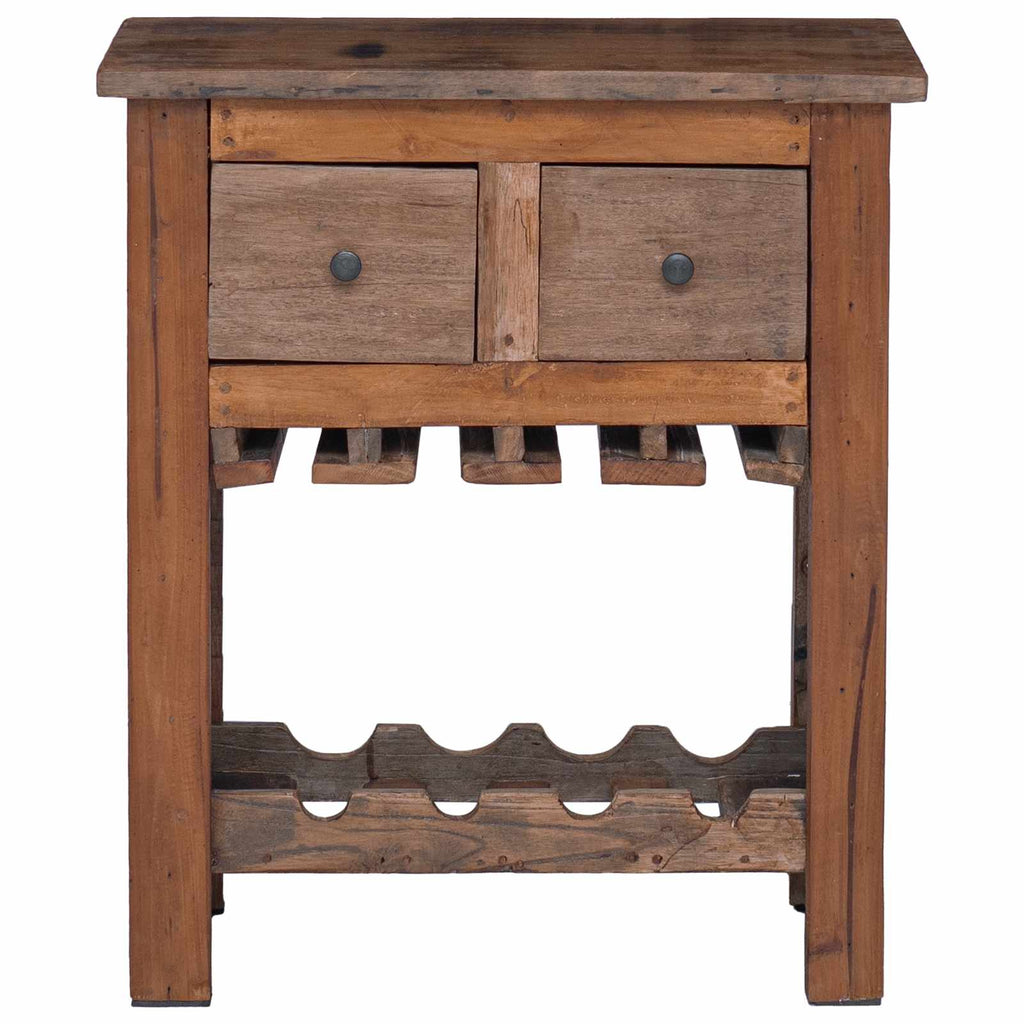 Armadietto Marrone 60 x 30 x 70 cm Legno Recuperato Massello
