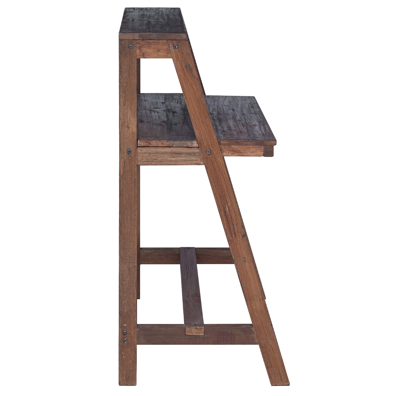 Scrivania Marrone 90 x 50 x 103 cm Legno Recuperato Massello