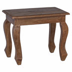 Tavolo Nesting 3 pcs Marrone Legno massello di mogano