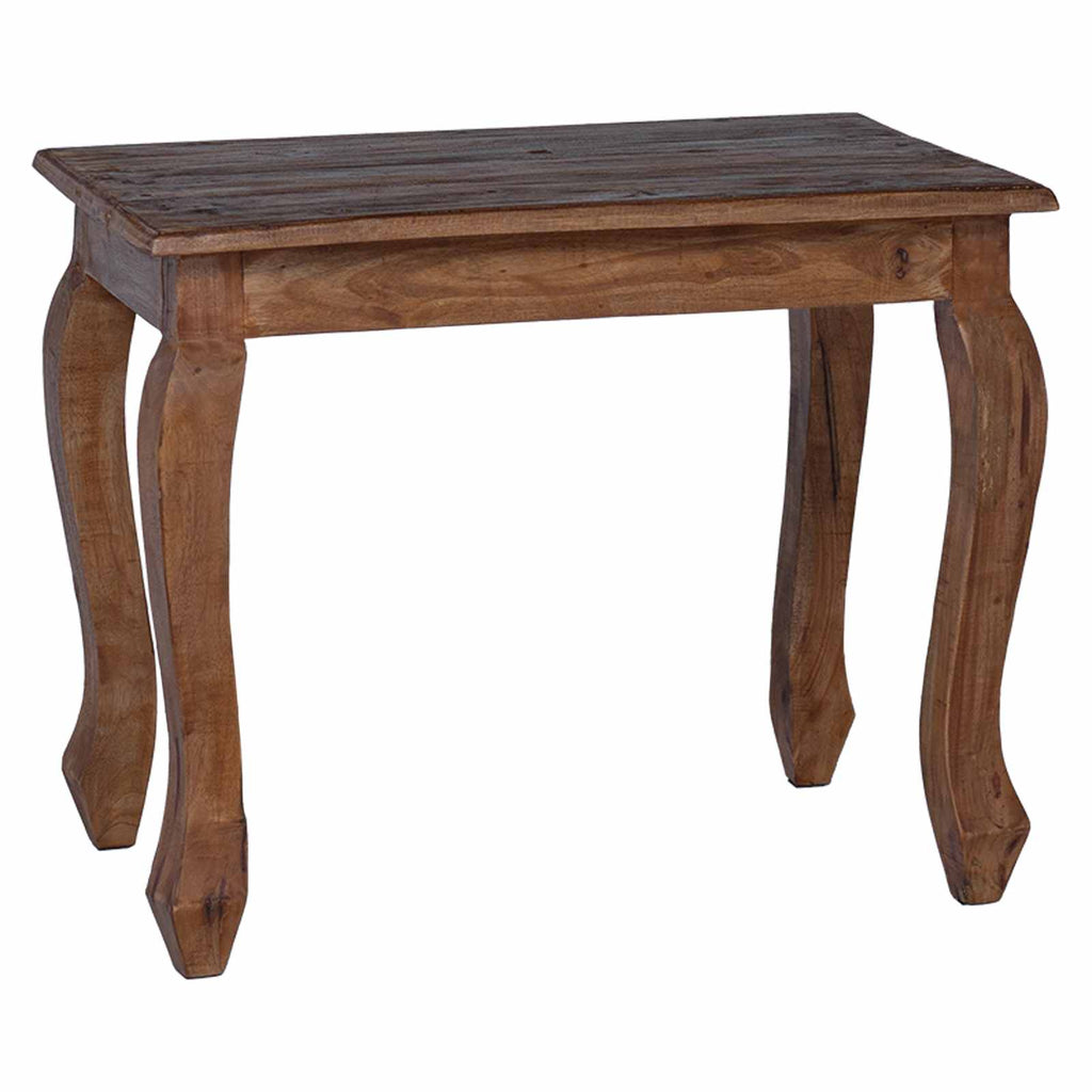 Tavolo Nesting 3 pcs Marrone Legno massello di mogano