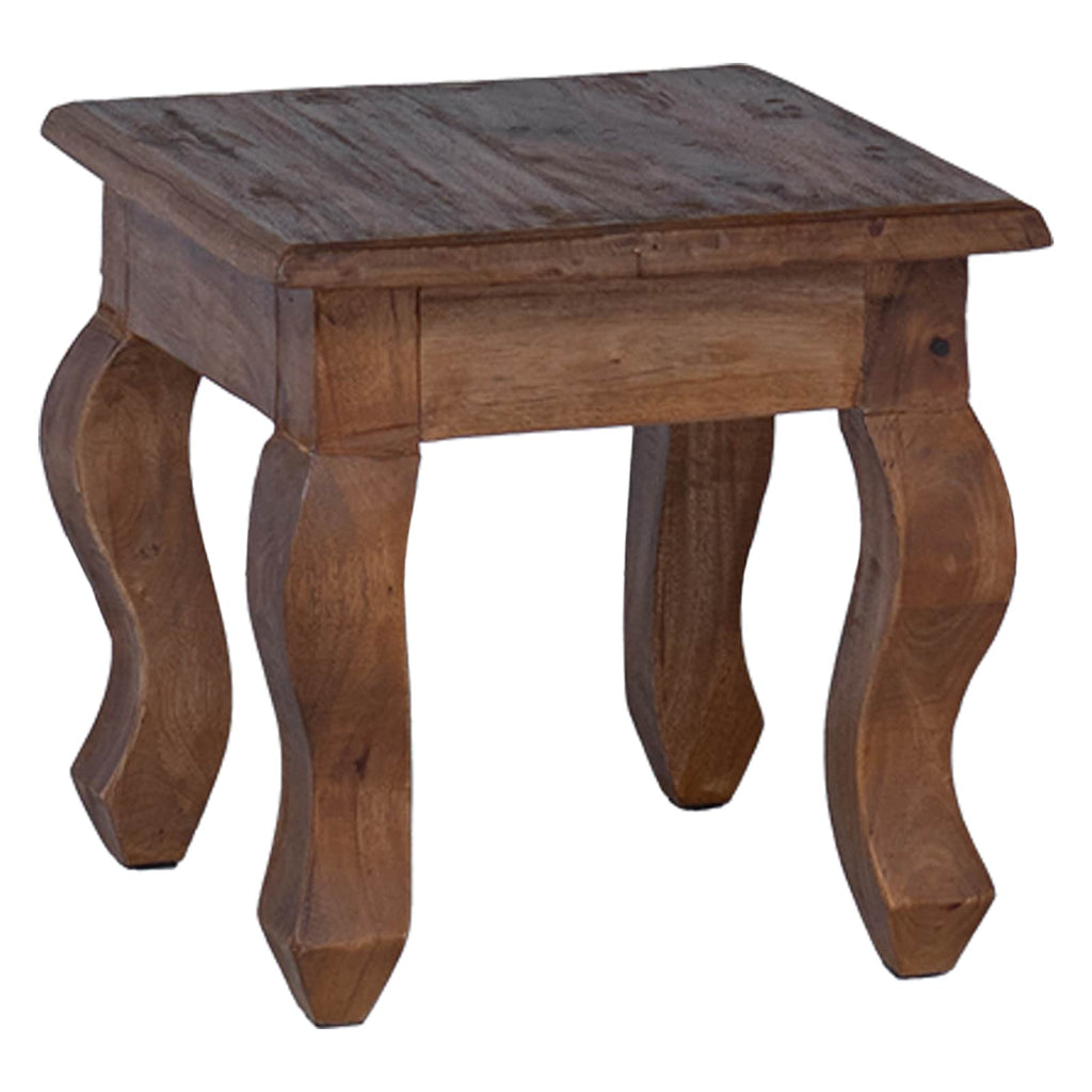 Tavolo Nesting 3 pcs Marrone Legno massello di mogano