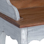 Scrivania con cassetto Marrone e bianco 80 x 40 x 92 cm