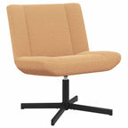 Sedia girevole Beige 63 x 75 x 76 cm Pelle di Pecora