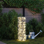 Rubinetto Gabion Argento 25 x 25 x 100 cm Acciaio inossidabile