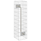 Rubinetto Gabion Argento 25 x 25 x 100 cm Acciaio inossidabile