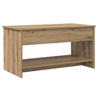 Tavolino da salotto Rovere artigianale 80 x 50,5 x 41,5 cm