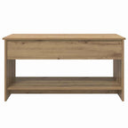 Tavolino da salotto Rovere artigianale 80 x 50,5 x 41,5 cm