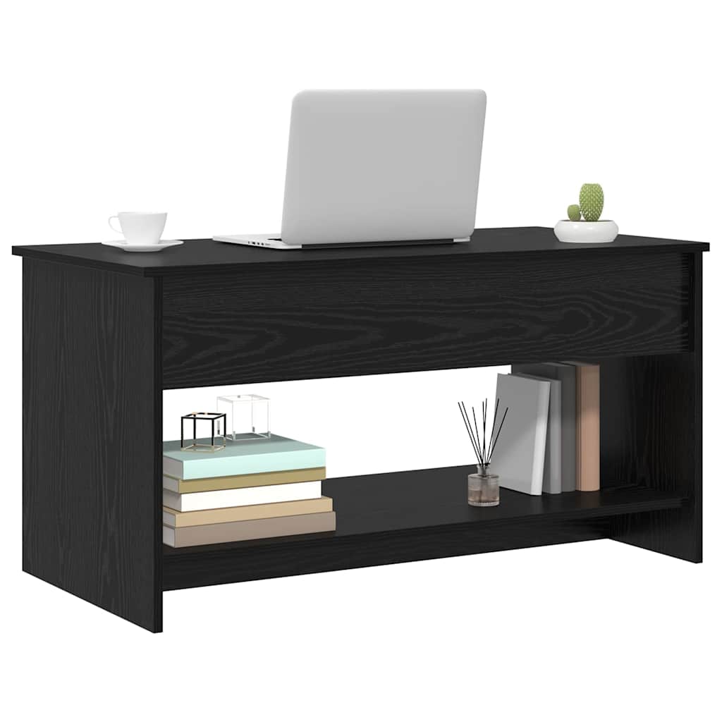 Tavolino da salotto Rovere Nero 80 x 50,5 x 41,5 cm