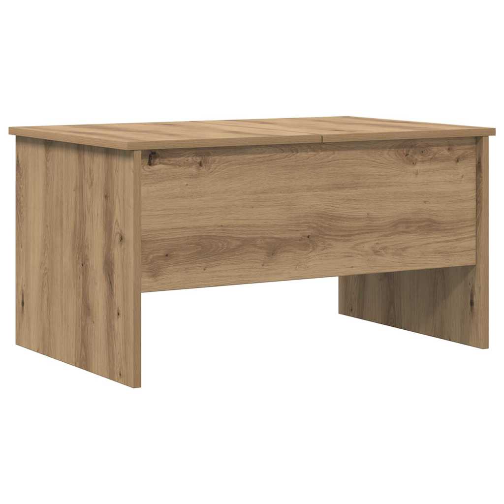 Tavolino da salotto Rovere artigianale 102 x 50,5 x 46,5 cm