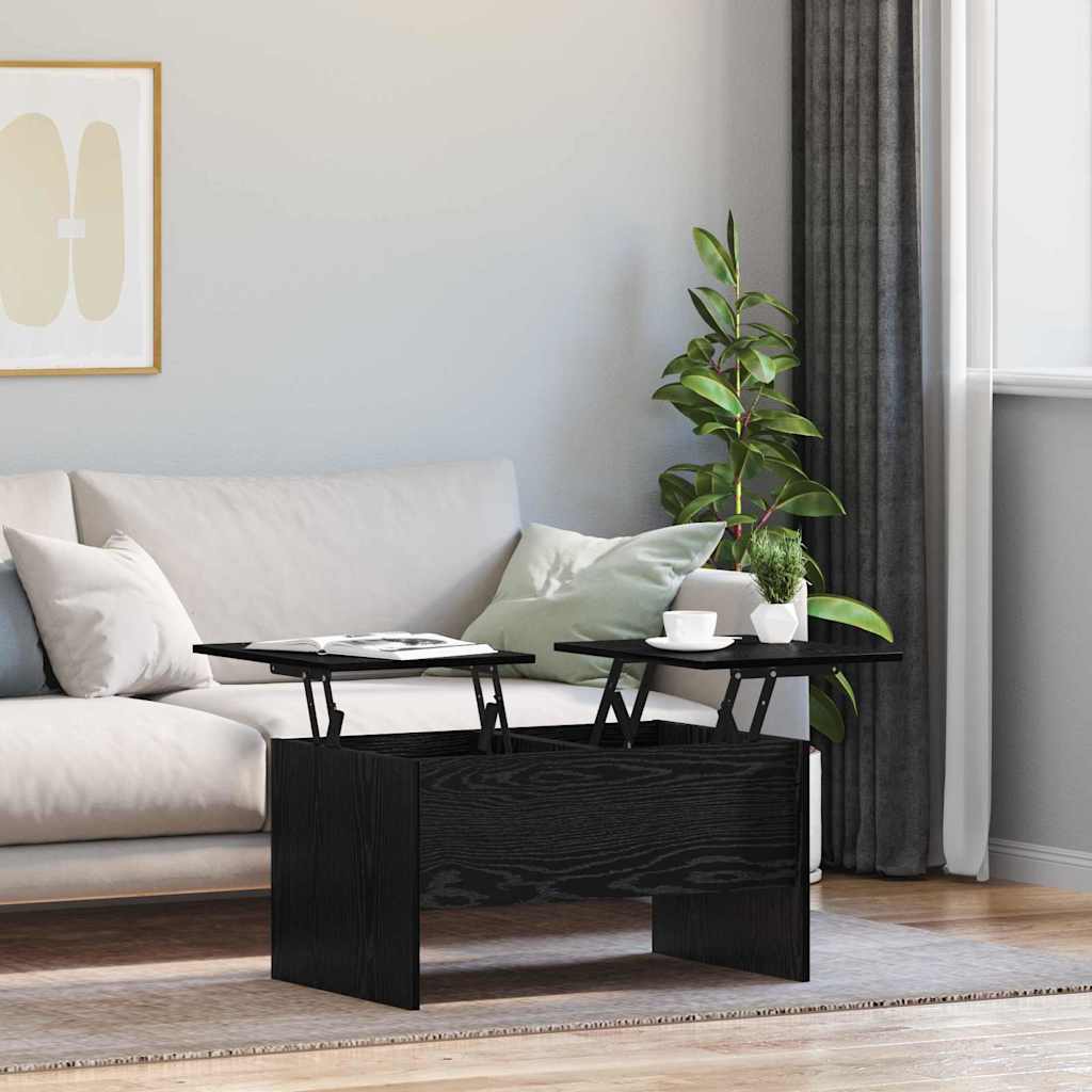 Tavolino da salotto Rovere Nero 102 x 50,5 x 46,5 cm