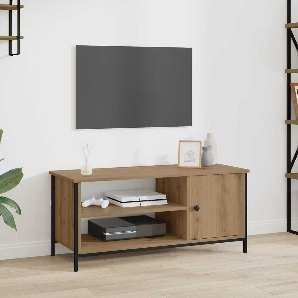 Mobile TV Rovere artigianale 100 x 40 x 45 cm Legno multistrato