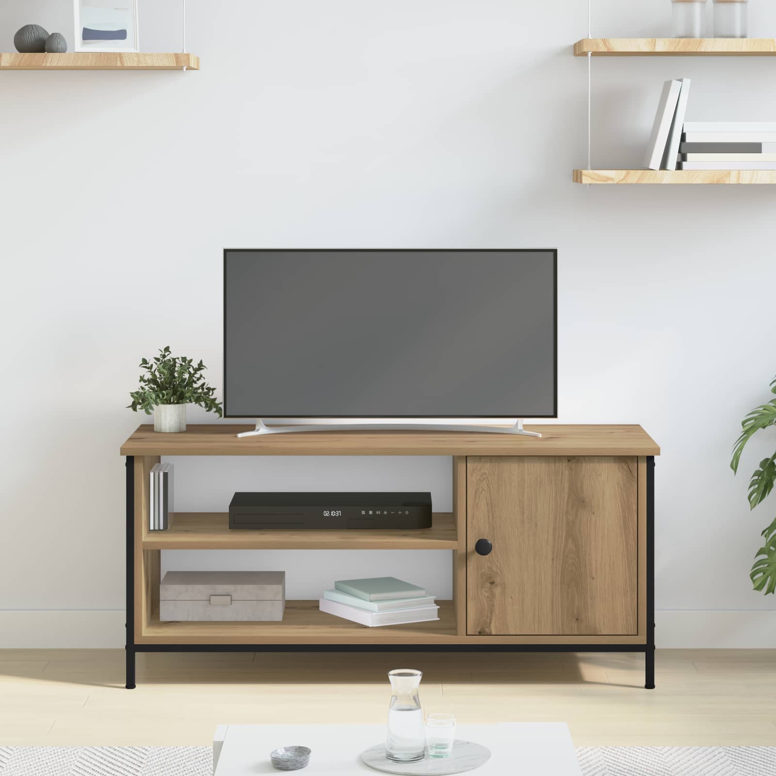 Mobile TV Rovere artigianale 100 x 40 x 45 cm Legno multistrato