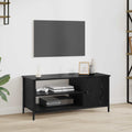 Mobile TV Rovere Nero 100 x 40 x 45 cm Legno multistrato
