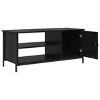 Mobile TV Rovere Nero 100 x 40 x 45 cm Legno multistrato