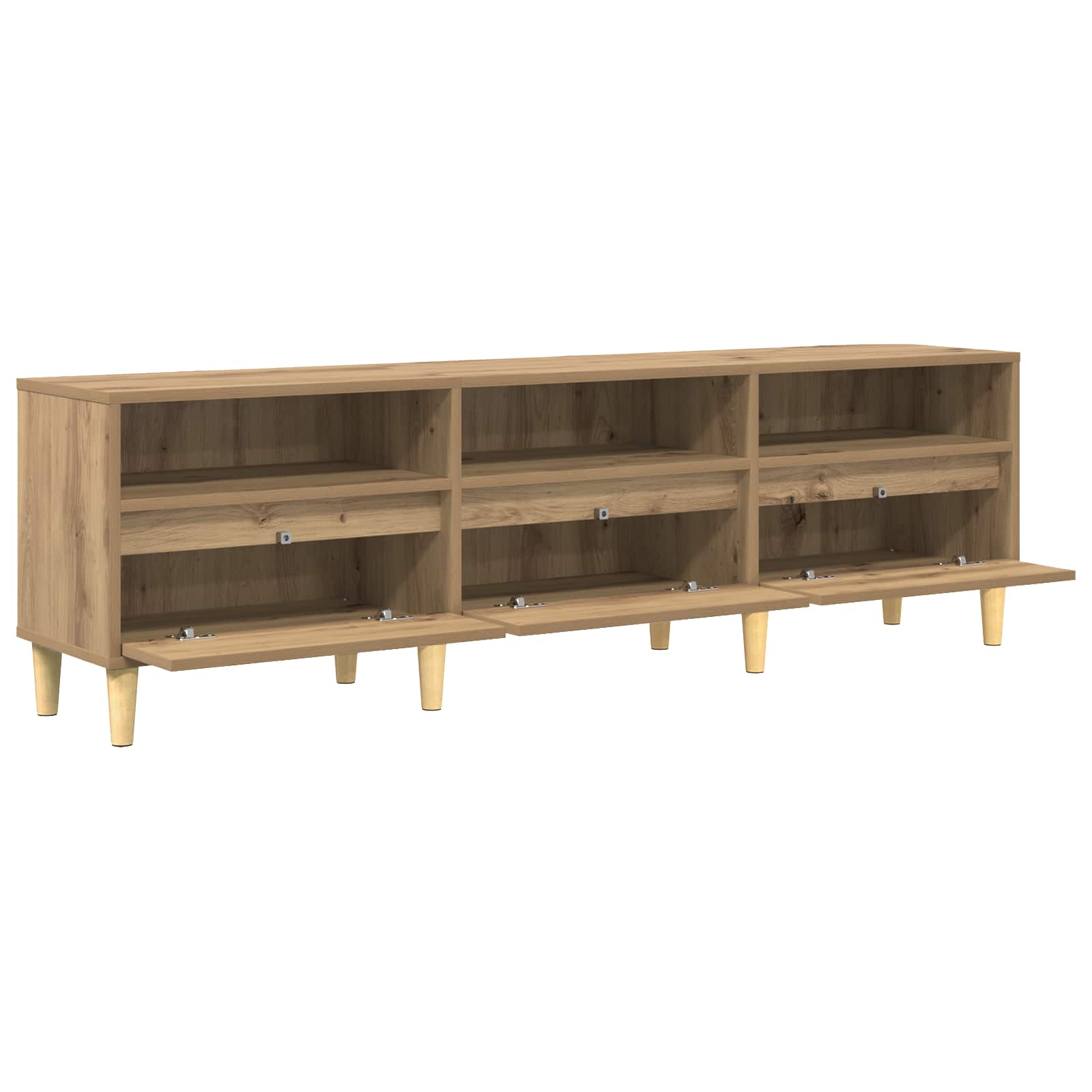 Mobile TV Rovere artigianale 150 x 30 x 45 cm Legno multistrato