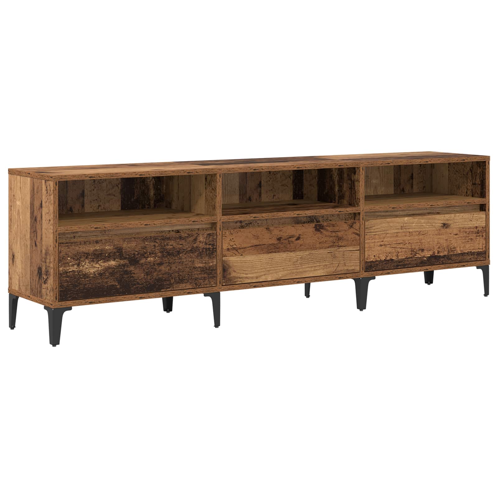 Mobile TV con cassetto Legno vecchio 150 x 30 x 45 cm