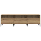 Mobile TV con cassetto Rovere artigianale 150 x 30 x 45 cm