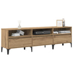 Mobile TV con cassetto Rovere artigianale 150 x 30 x 45 cm