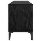 Mobile TV con cassetto Rovere Nero 150 x 30 x 45 cm