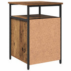 Armadio da Notte 2 pcs Legno antico Legno multistrato