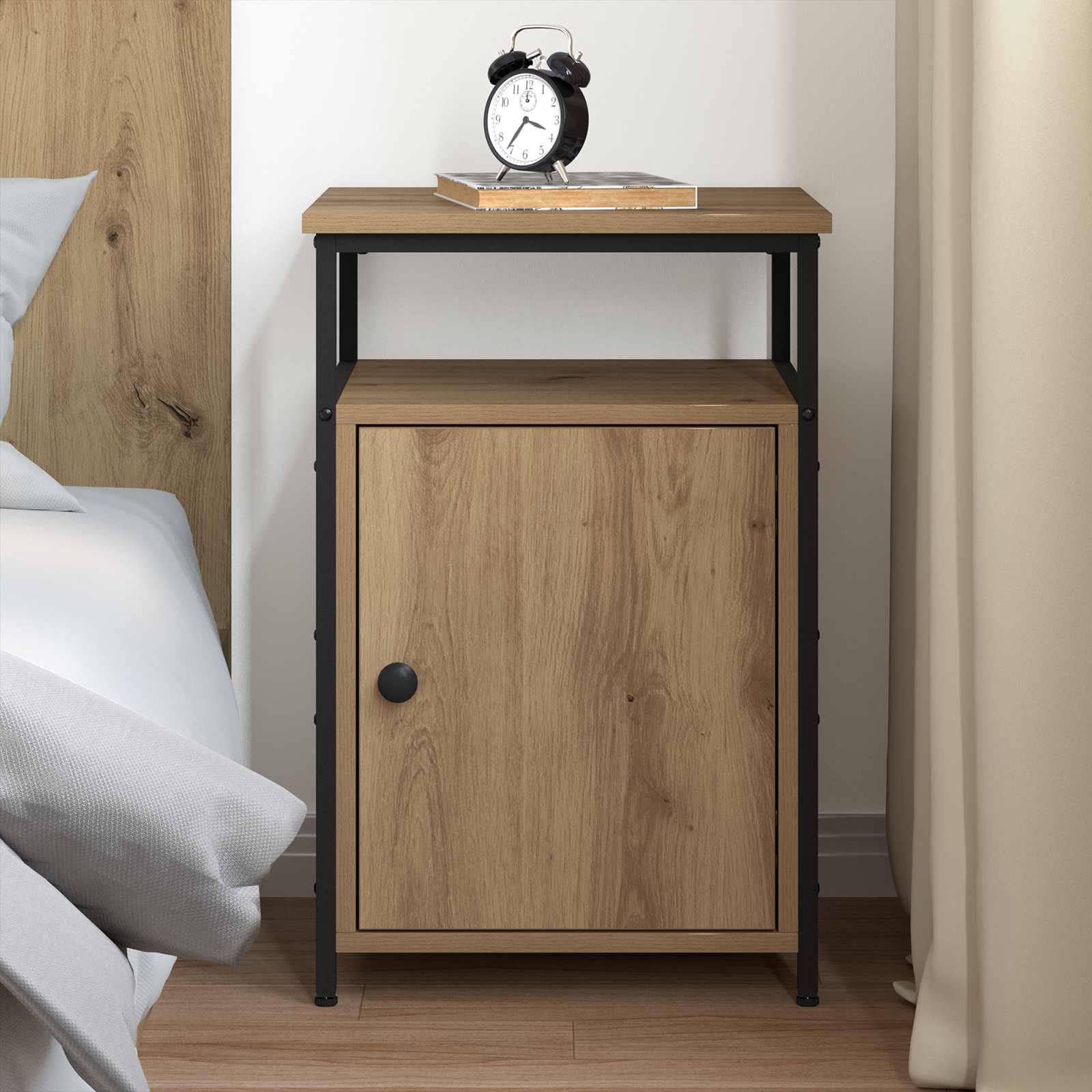 Armadio da Notte rovere artigianale Legno multistrato