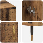 Scrivania Legno vecchio 140 x 50 x 75 cm Legno multistrato