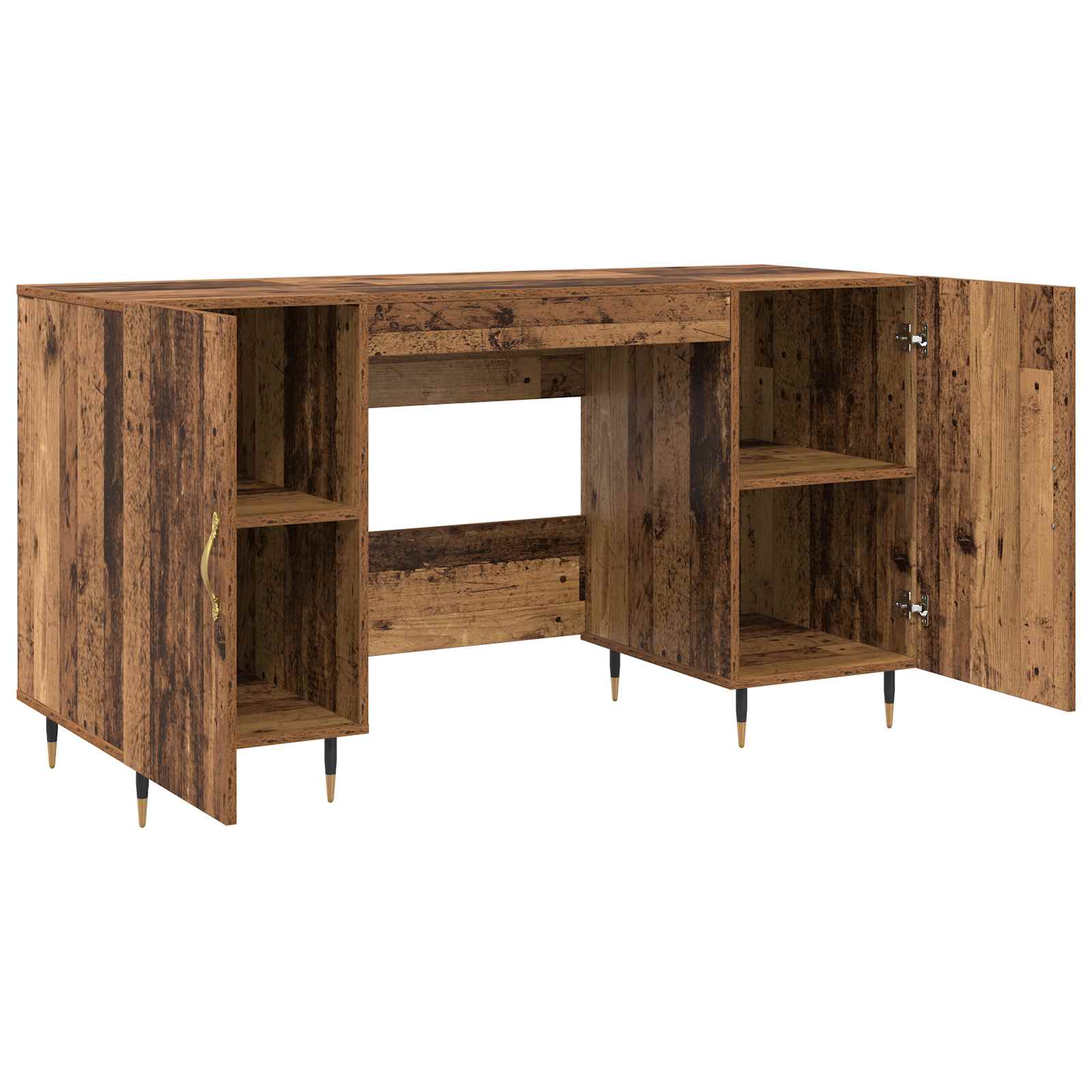 Scrivania Legno vecchio 140 x 50 x 75 cm Legno multistrato
