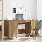 Scrivania rovere artigianale 140 x 50 x 75 cm Legno multistrato