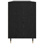 Scrivania Rovere nero 140 x 50 x 75 cm Legno multistrato