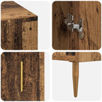 Scrivania Legno vecchio 140 x 50 x 75 cm Legno multistrato