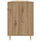Scrivania rovere artigianale 140 x 50 x 75 cm Legno multistrato