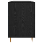 Scrivania Rovere nero 140 x 50 x 75 cm Legno multistrato