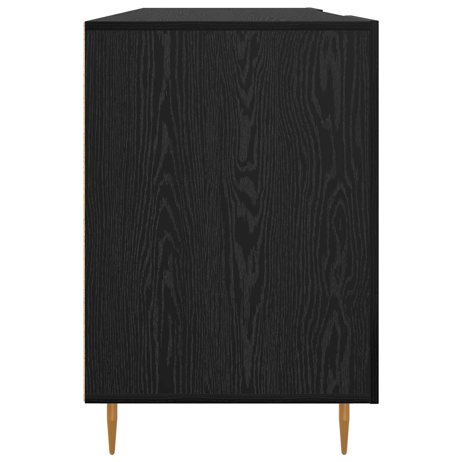 Scrivania Rovere nero 140 x 50 x 75 cm Legno multistrato