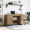 Scrivania rovere artigianale 140 x 50 x 75 cm Legno multistrato