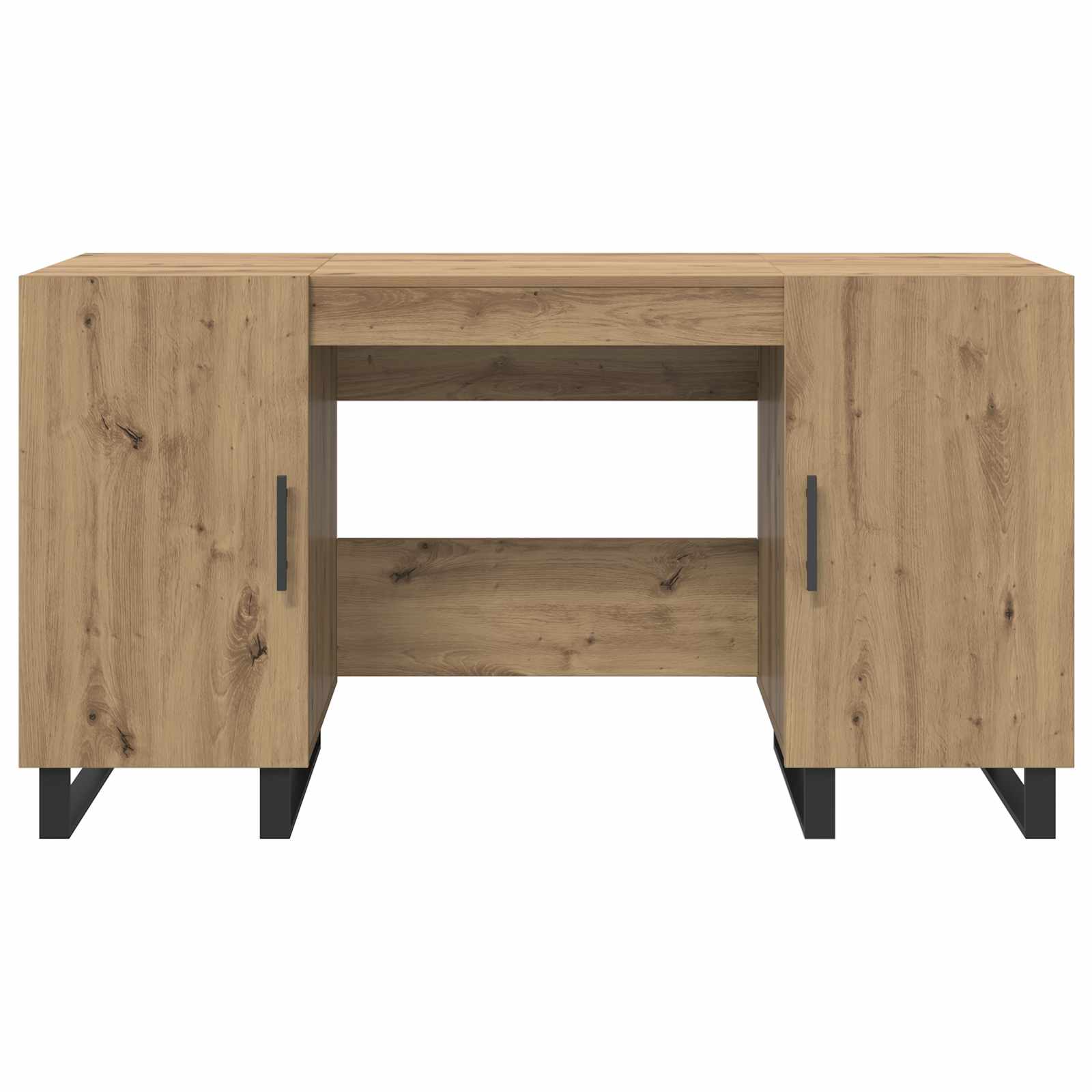 Scrivania rovere artigianale 140 x 50 x 75 cm Legno multistrato