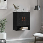 Armadietto a muro Rovere nero 60 x 31 x 70 cm Legno multistrato