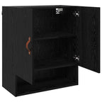 Armadietto a muro Rovere nero 60 x 31 x 70 cm Legno multistrato