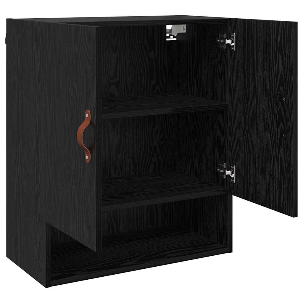 Armadietto a muro Rovere nero 60 x 31 x 70 cm Legno multistrato