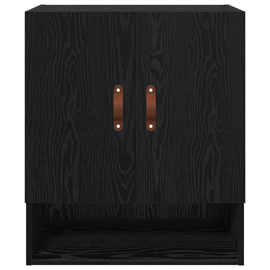Armadietto a muro Rovere nero 60 x 31 x 70 cm Legno multistrato