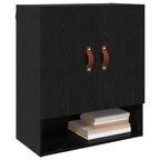 Armadietto a muro Rovere nero 60 x 31 x 70 cm Legno multistrato