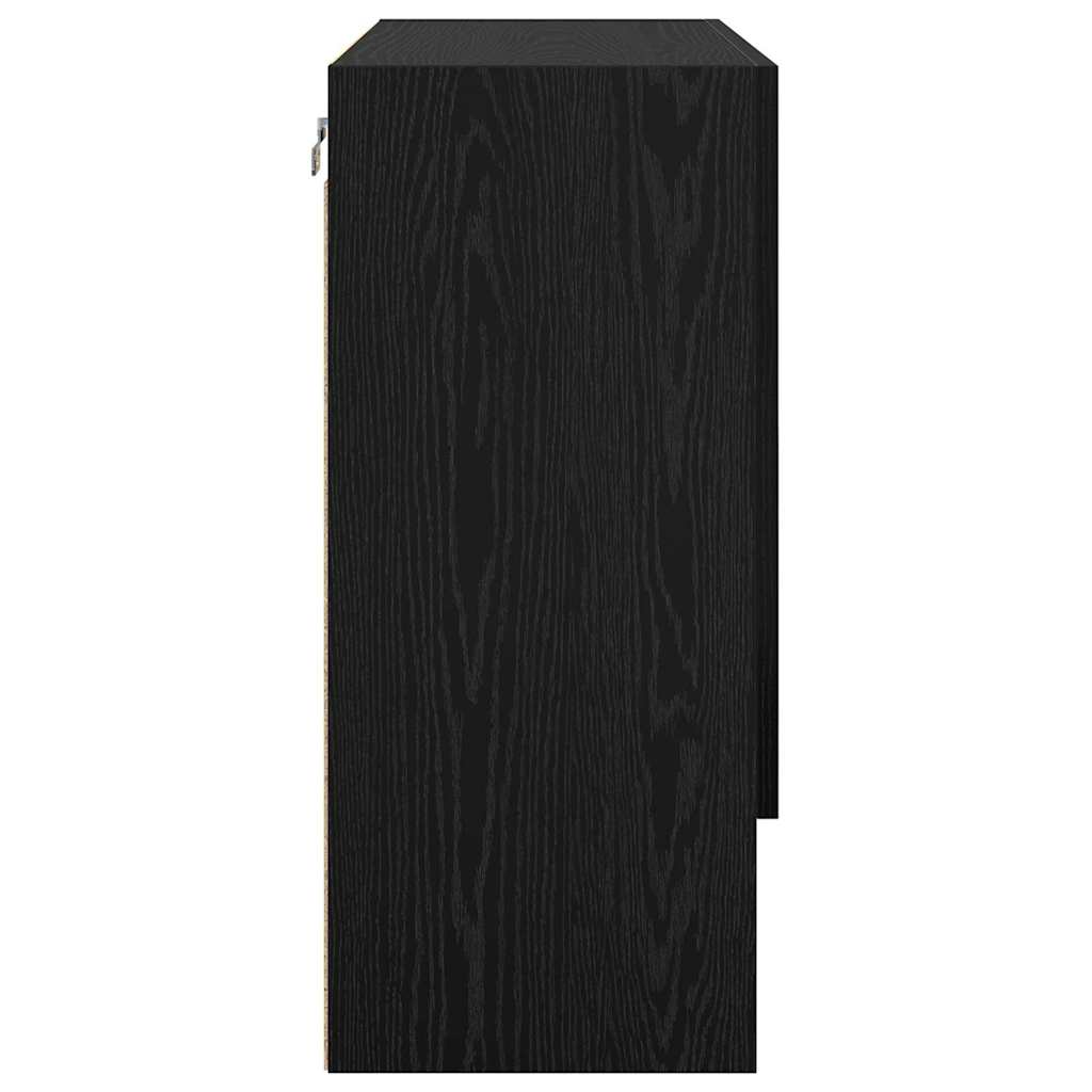 Armadietto a muro Rovere nero 60 x 31 x 70 cm Legno multistrato