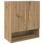 Armadietto a muro rovere artigianale 60 x 31 x 70 cm