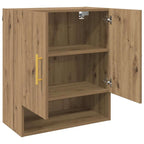 Armadietto a muro rovere artigianale 60 x 31 x 70 cm