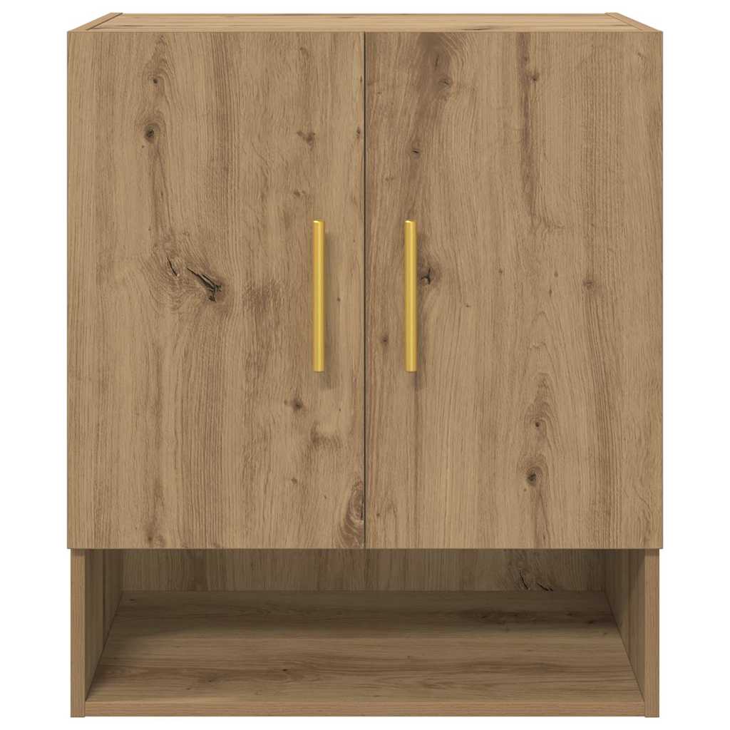 Armadietto a muro rovere artigianale 60 x 31 x 70 cm