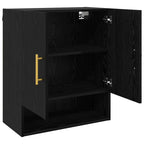 Armadietto a muro Rovere nero 60 x 31 x 70 cm Legno multistrato