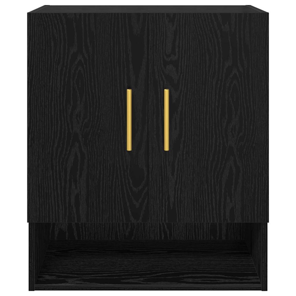 Armadietto a muro Rovere nero 60 x 31 x 70 cm Legno multistrato